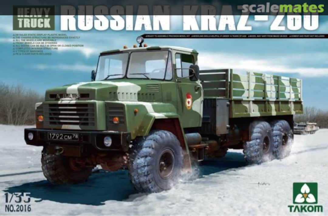 Boxart Russian KRAZ-260 2016 Takom