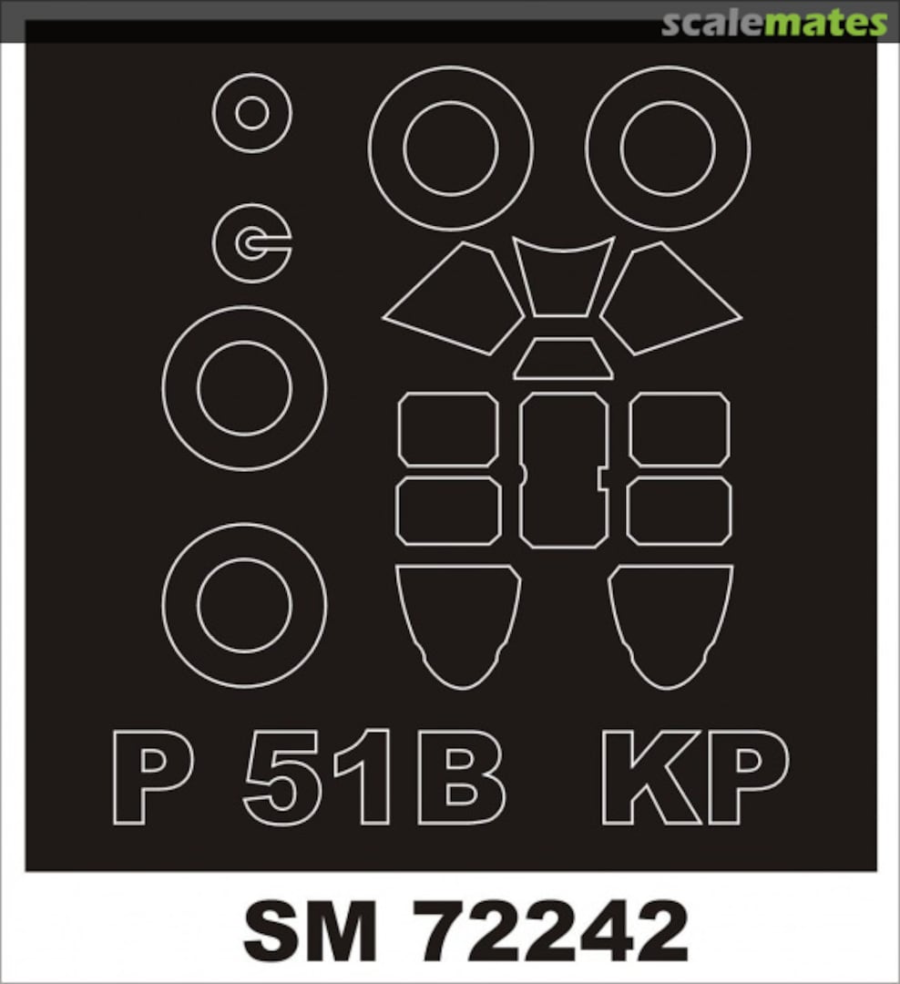 Boxart P-51B Mustang SM72242 Montex