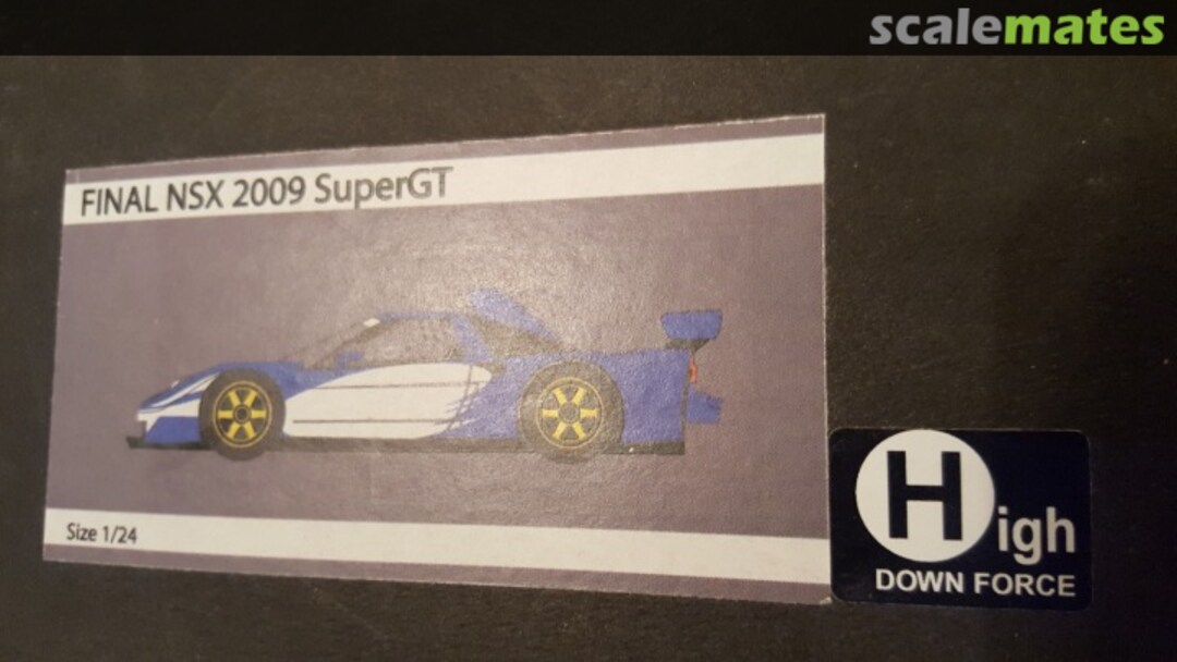 Boxart Super GT 2009 Final Honda NSX (High Down Force Setup)  CGM Models