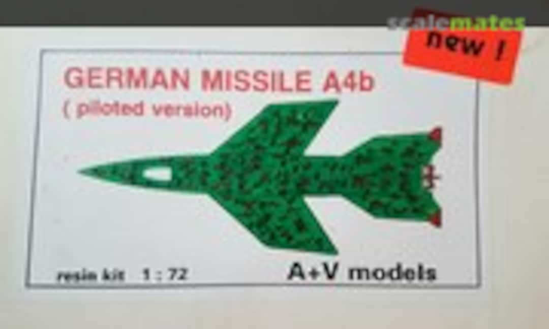 German Missile A4b (piloted version) (A+V Models 7201)