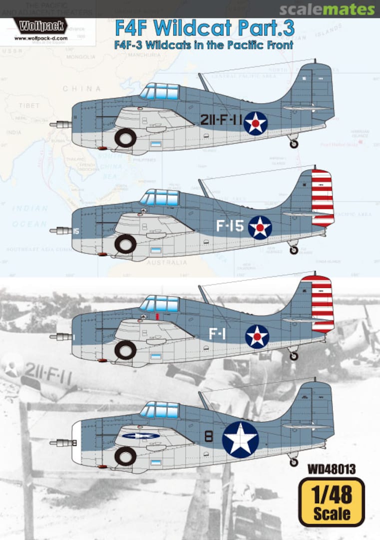 Boxart F4F Wildcat Part 3 WD48013 Wolfpack