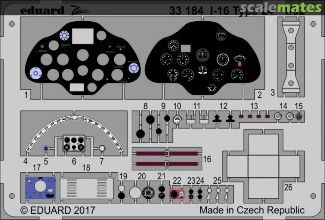 Boxart I-16 Type 24 33184 Eduard