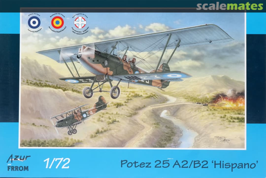 Boxart Potez 25 A2/B2 Hispano FR0038 Azur-FRROM