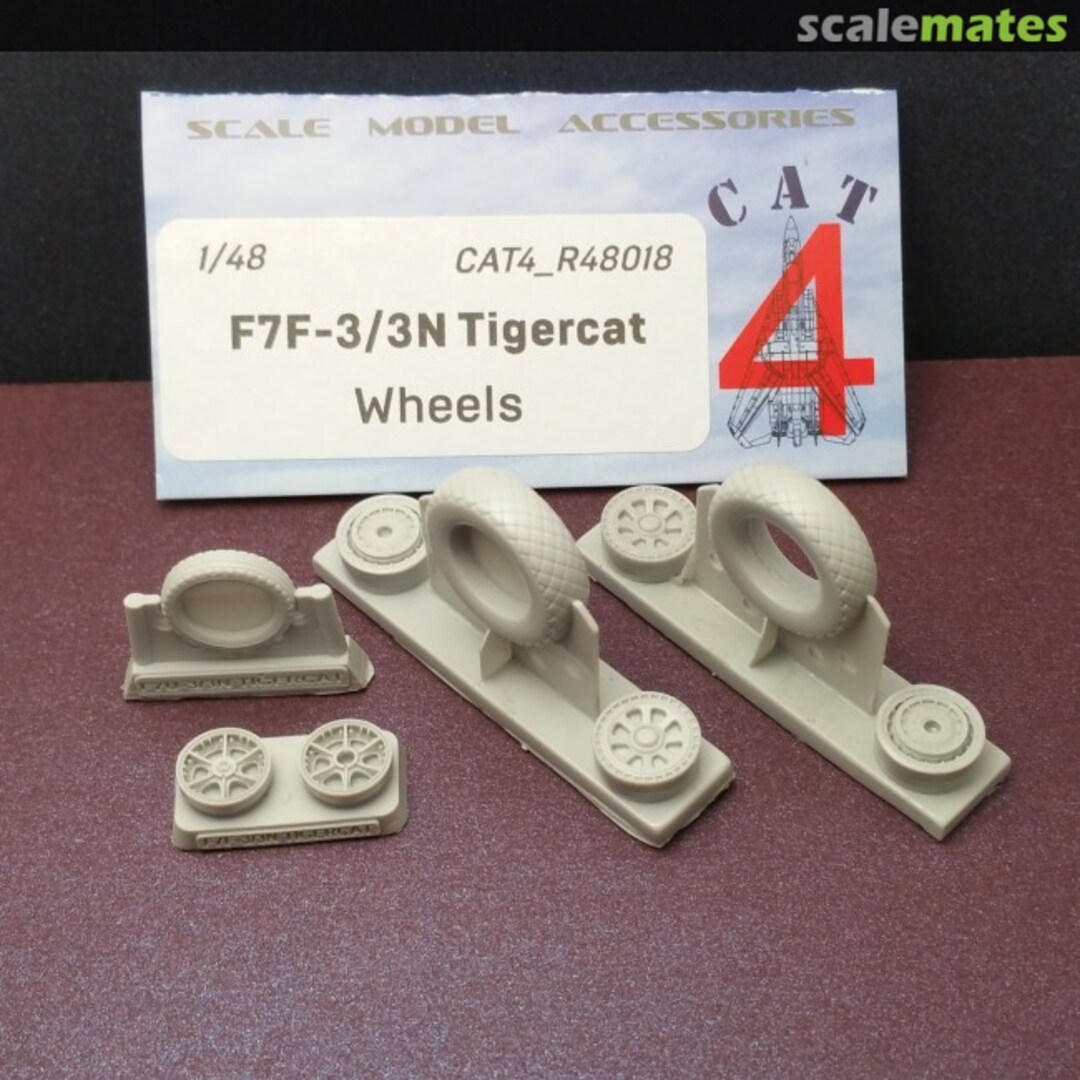 Boxart F7F-3/3N Tigercat - Wheels CAT4_R48018 CAT4