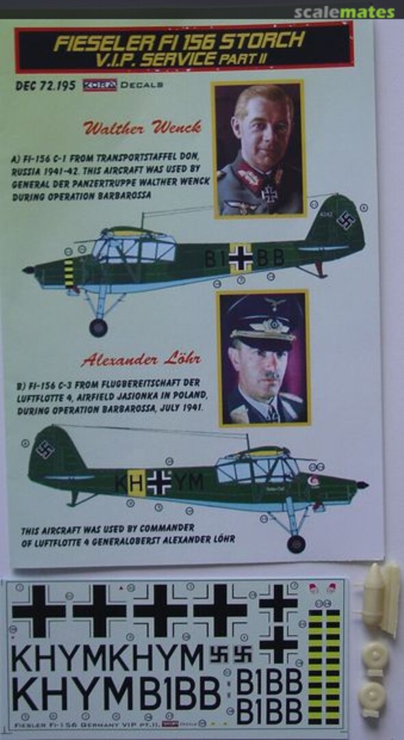 Boxart Fieseler Fi 156 Storch DEC72195 Kora Models