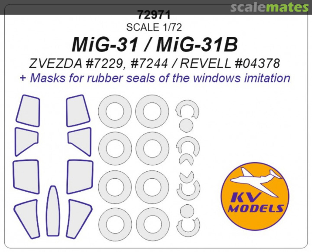 Boxart MiG-31 / MiG-31B 72971 KV Models