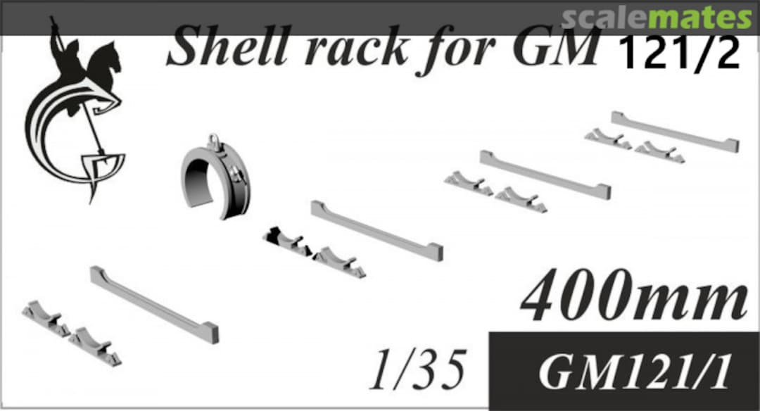 Boxart Shell rack for GM121/2 (400mm) GM121/1 St.George Model