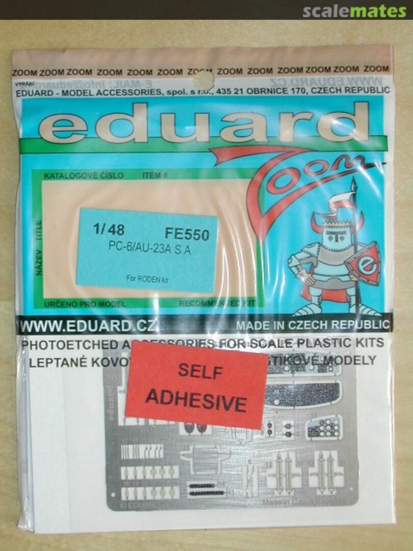 Boxart PC-6/AU-23A S.A FE550 Eduard