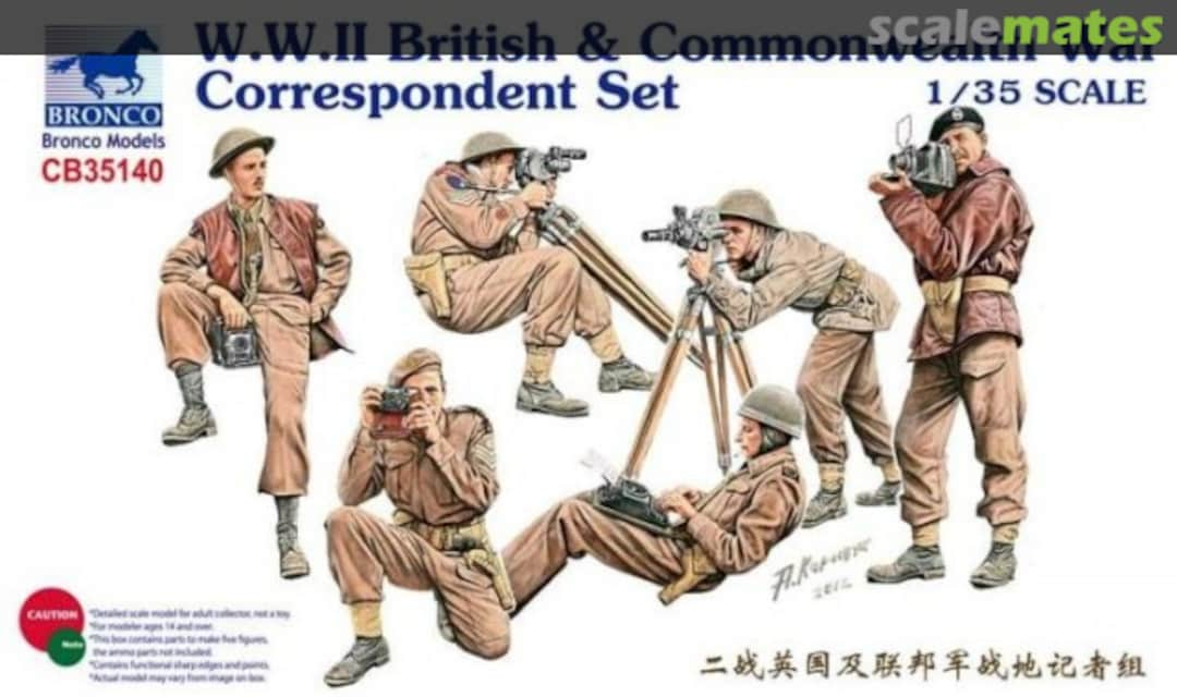 Boxart War Correspondent Set CB35140 Bronco