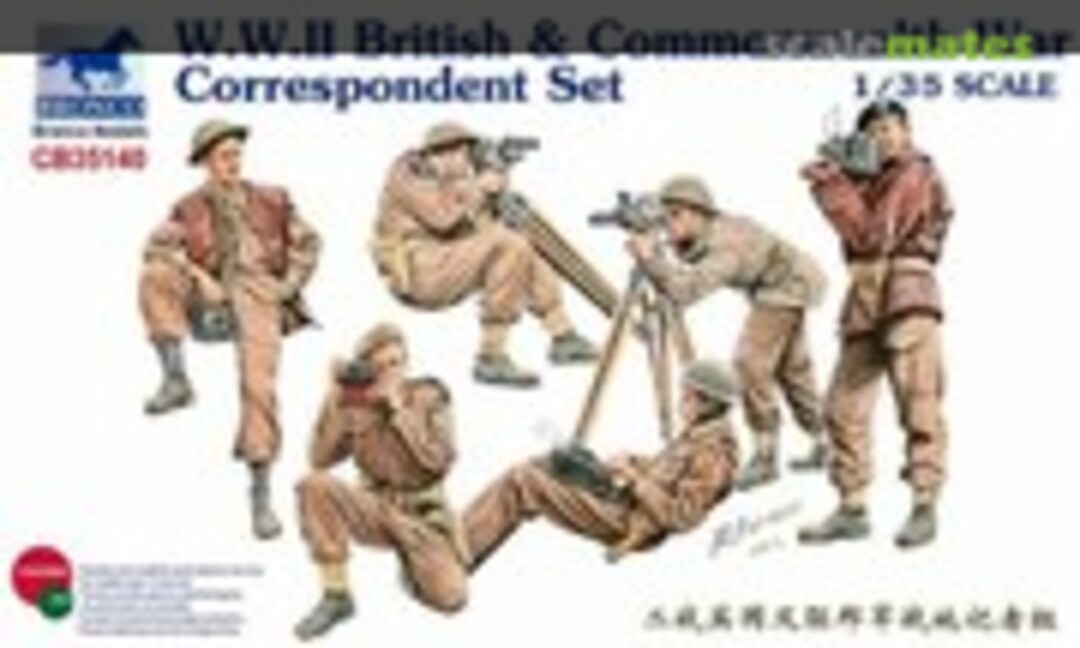 1:35 War Correspondent Set (Bronco CB35140)