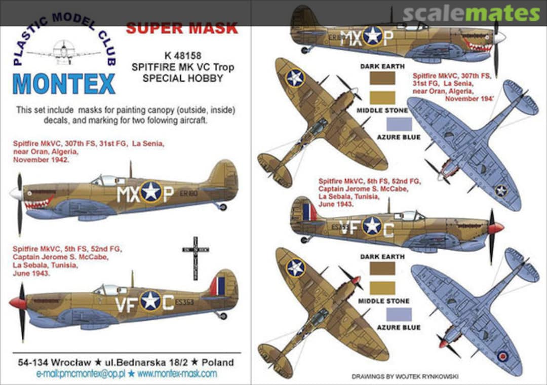 Boxart Spitfire Mk.Vc Trop K48158 Montex