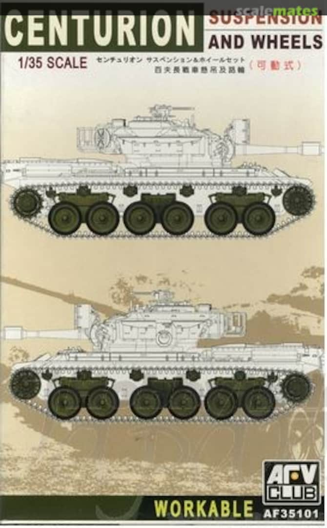 Boxart Centurion Workable Suspension And Wheels AF35101 AFV Club