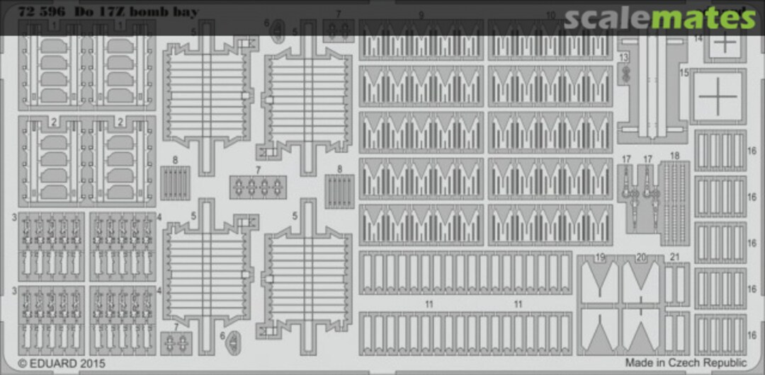 Boxart Do 17Z bomb bay 72596 Eduard