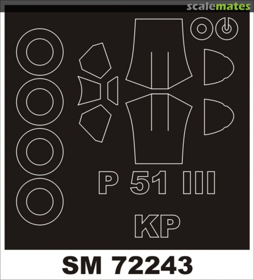 Boxart P-51 III Mustang SM72243 Montex