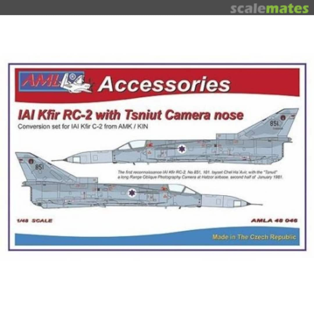 Boxart IAI Kfir RC-2/Tsniut Camera Nose Conversion Set AMLA48046 AML