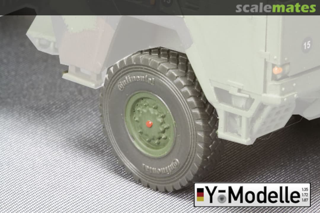 Boxart Räder, SP921, für MAN 4x4 gl.mil., KAT 1 Y72-121 Y-Modelle