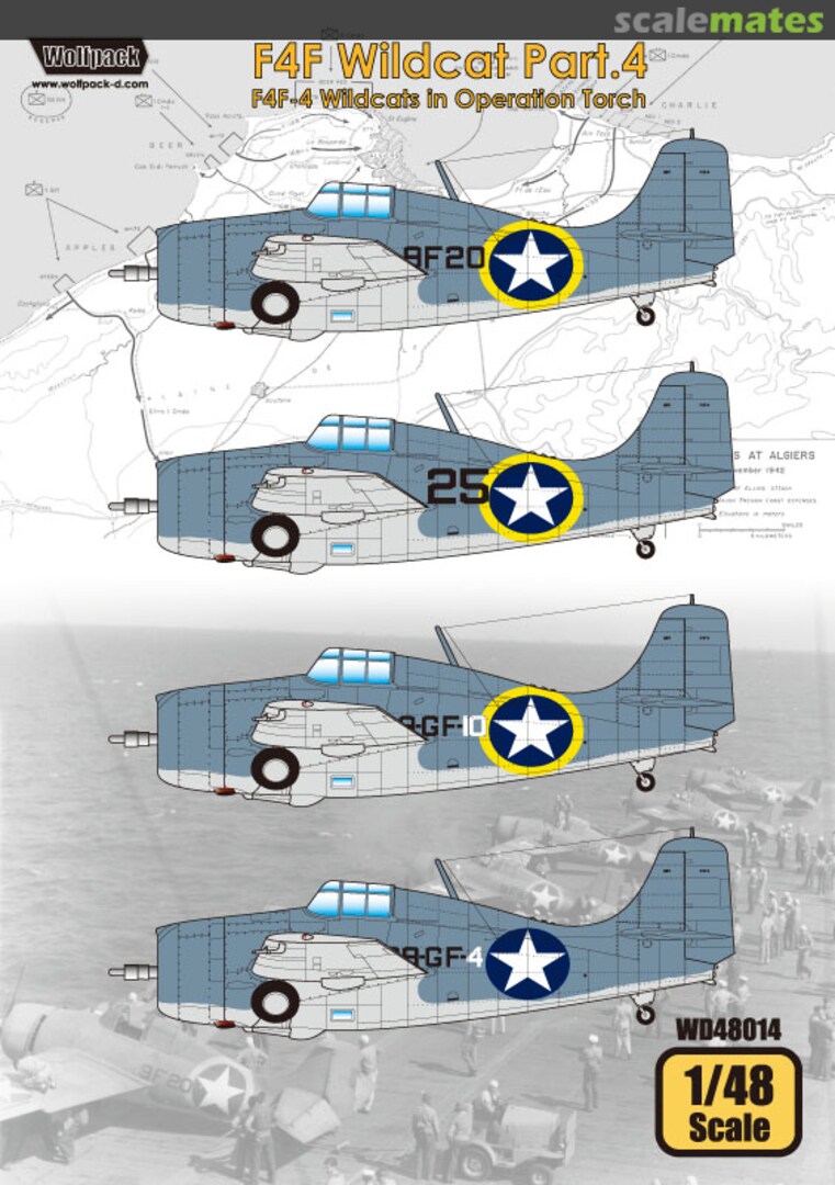 Boxart F4F Wildcat Part 4 WD48014 Wolfpack