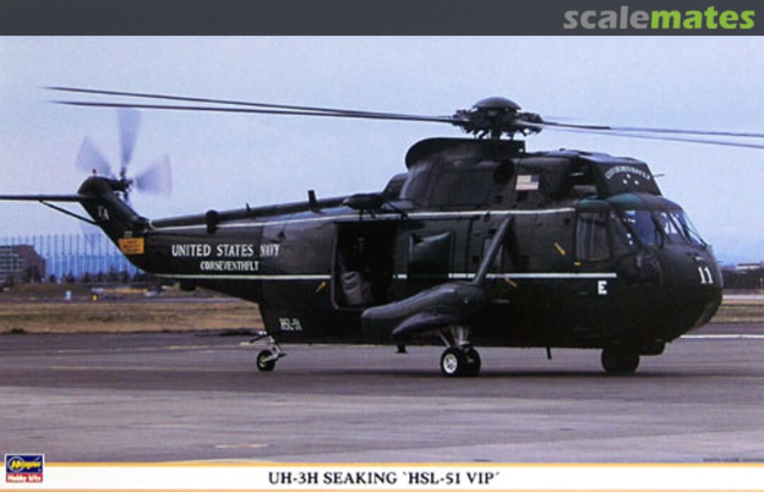 Boxart UH-3H SeaKing `HSL-51 VIP´ 09628 Hasegawa