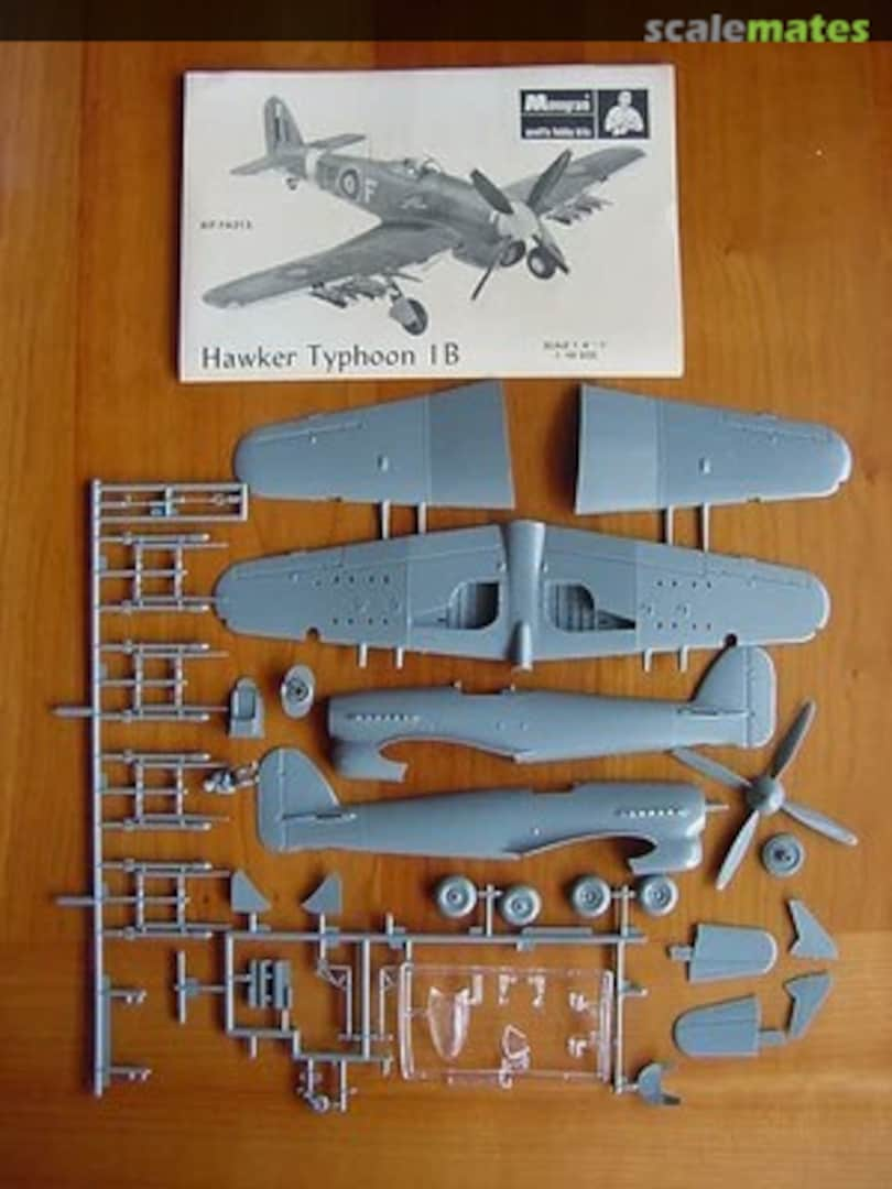 Contents Hawker Typhoon Mk.1B 6841 Monogram/Mattel