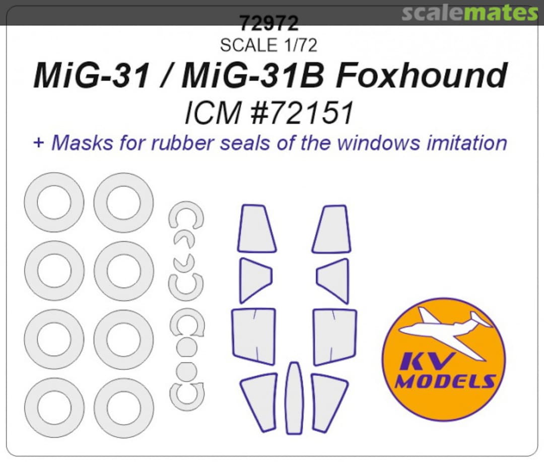 Boxart MiG-31 / MiG-31B 72972 KV Models