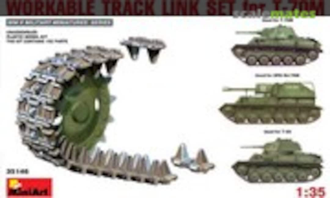 1:35 WORKABLE TRACK LINK SET for T-70M Light Tank (MiniArt 35146)