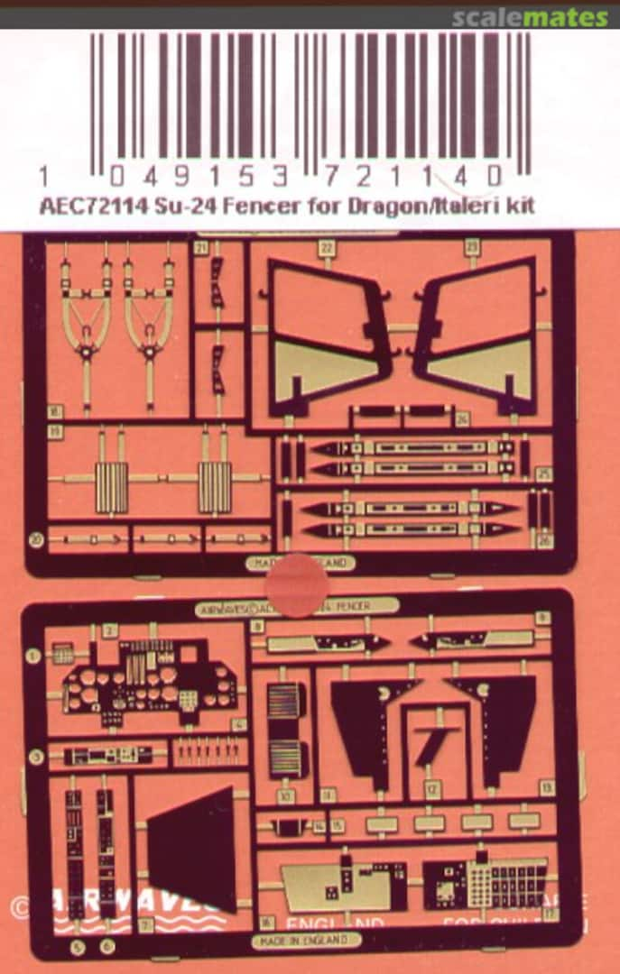 Boxart Su-24 Fencer AEC72114 Airwaves