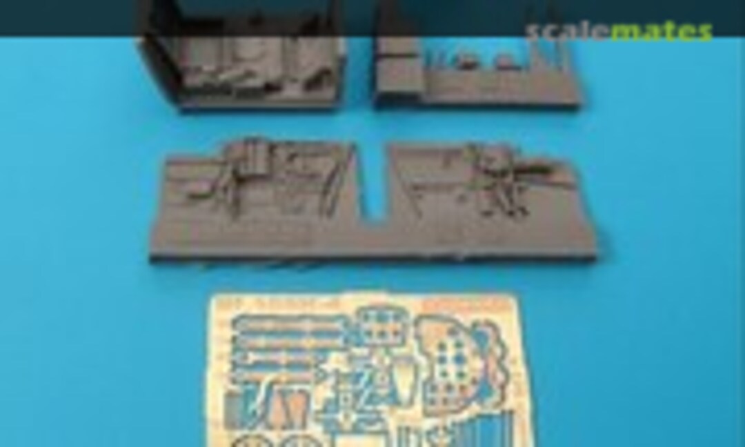 1:48 Messerschmitt Bf 109K-4 cockpit set – NEW TOOL (Aires 4248)