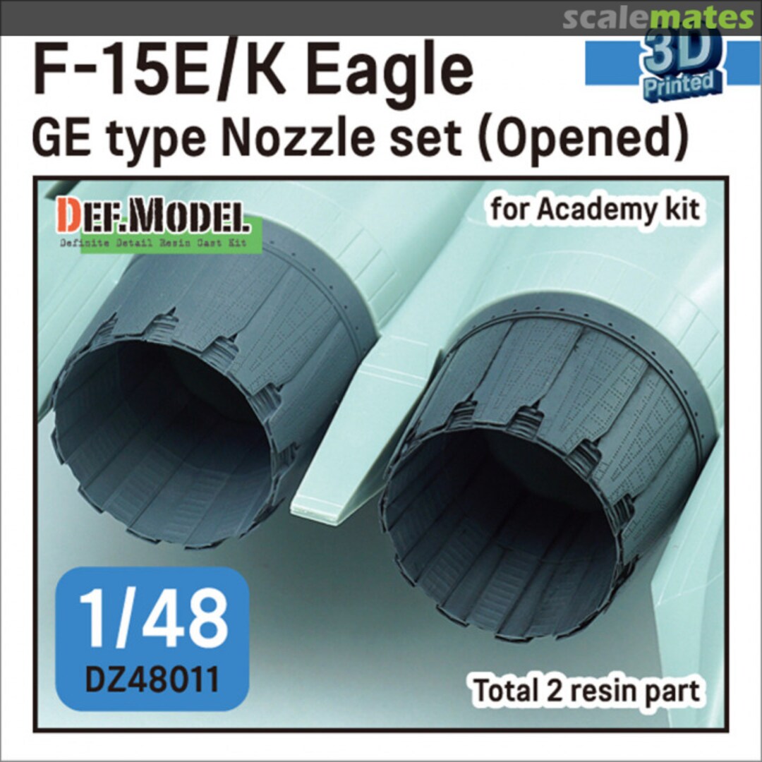 Boxart ​F-15E/K Eagle GE type Nozzle set (opened) DZ48011 Def.Model