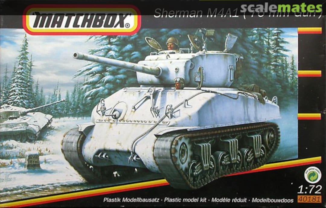 Boxart Sherman M4A1 (76 mm Gun) 40181 Matchbox