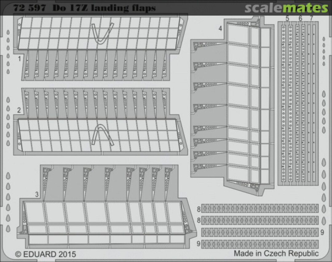 Boxart Do 17Z landing flaps 72597 Eduard