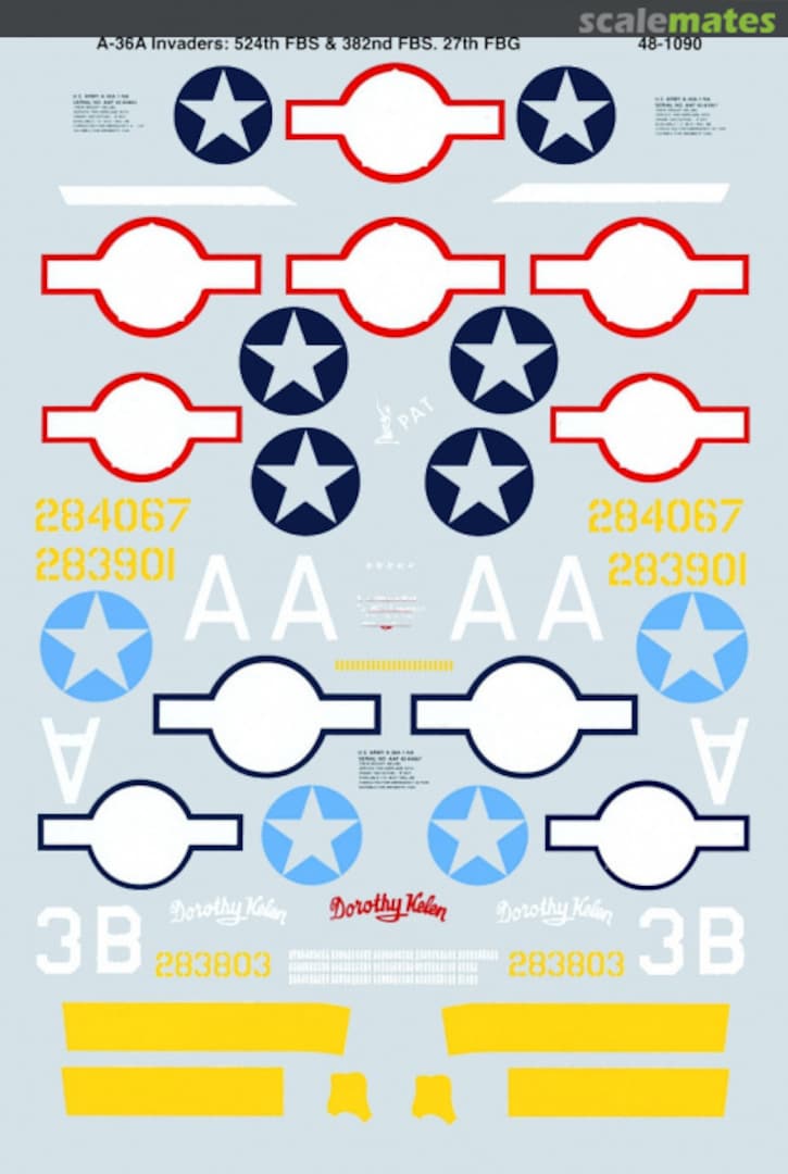 Boxart A-36A Invaders 48-1090 SuperScale International