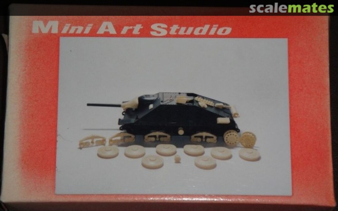 Boxart JgdPz.138 early Hetzer resin conversion MA3503 Mini Art Studio