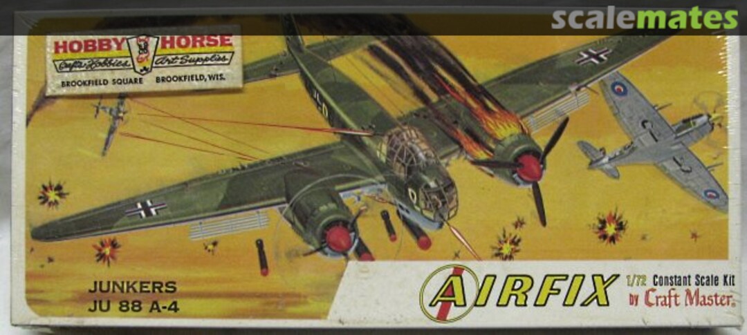 Boxart junkers Ju 88 A-4 1410-100 Airfix by Craft Master