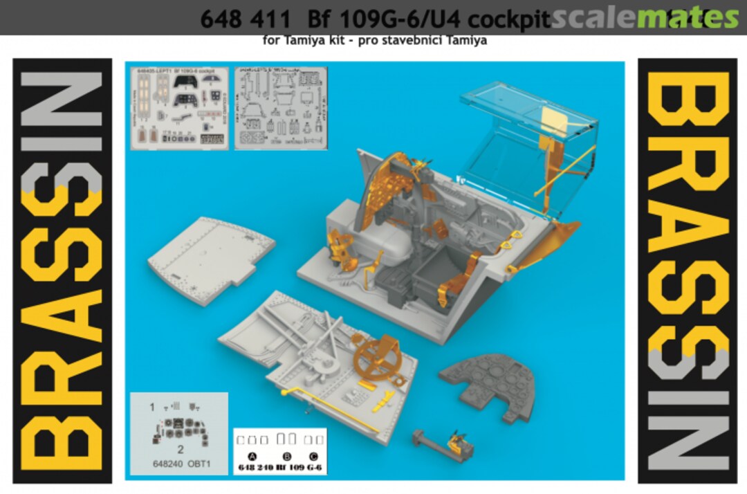 Boxart Messerschmitt Bf 109G-6/U4 cockpit 648411 Eduard