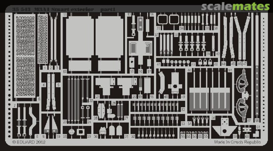 Boxart M-3A1 Stuart exterior 35543 Eduard