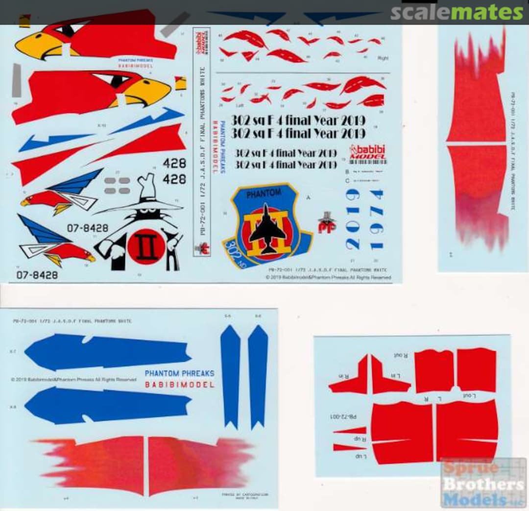 Boxart Final Phantoms PB-72-001 Phantom Phreaks Decals