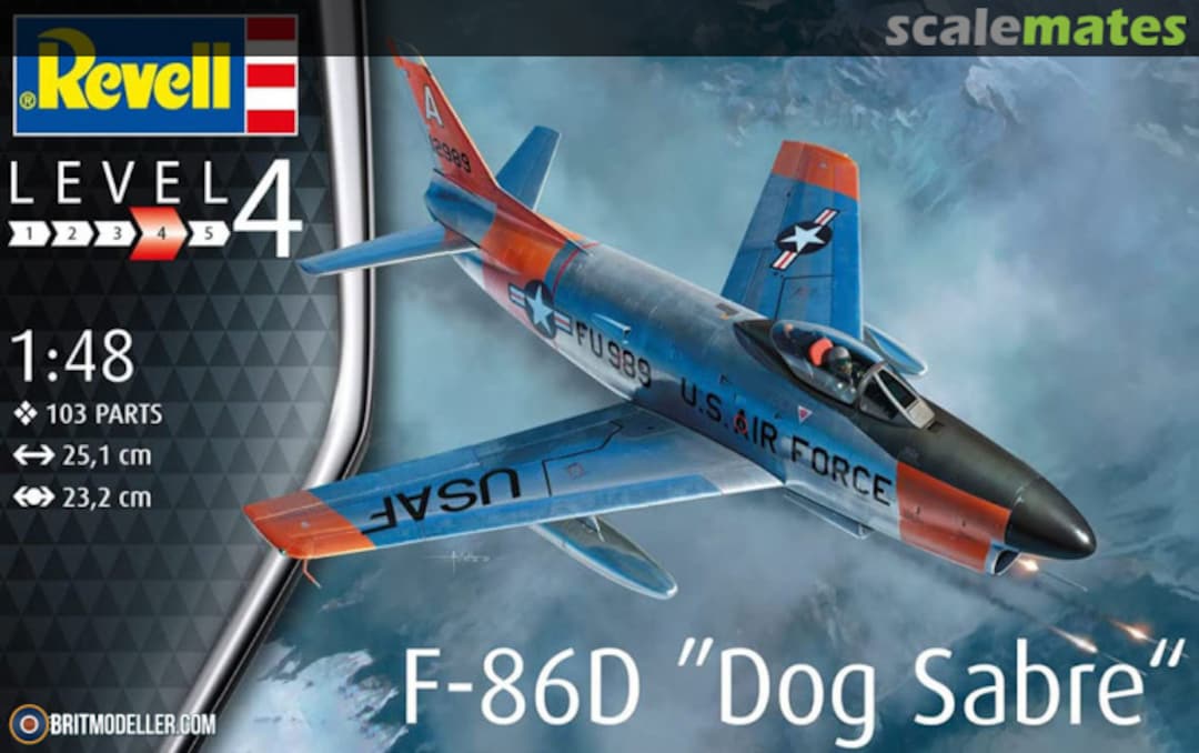 Boxart F-86D "Dog Sabre" 03832 Revell