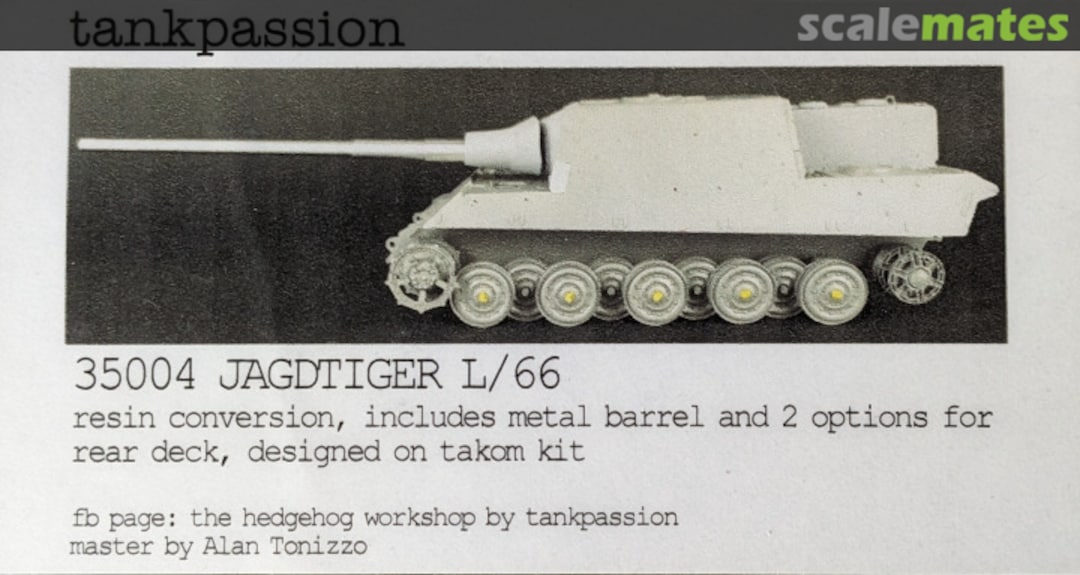 Boxart Jagdtiger L/66 35004 tankpassion