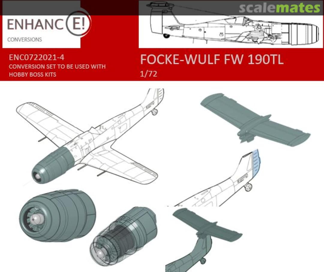 Boxart Focke-Wulf FW 190TL (conversion set) ENC0722021-4 Enhance! Models