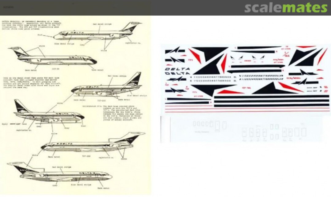 Boxart Delta (Widget) Narrowbodies (727 / 737 / DC-9 / MD-80) AD5099 ATP Airliners America