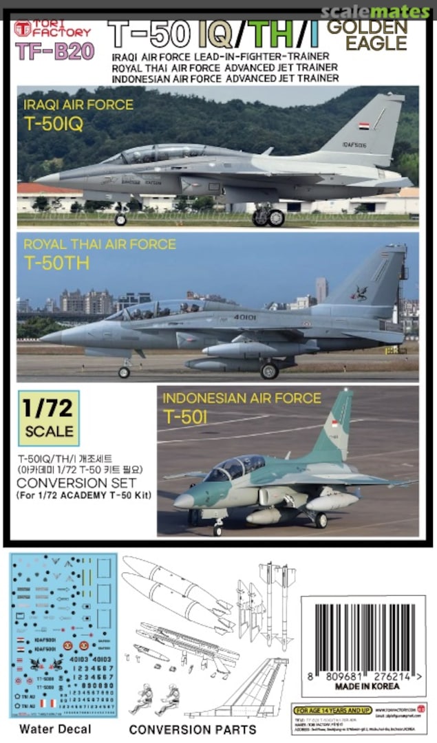 Boxart T-50IQ/TH/I Golden Eagle TF-B20 Tori Factory