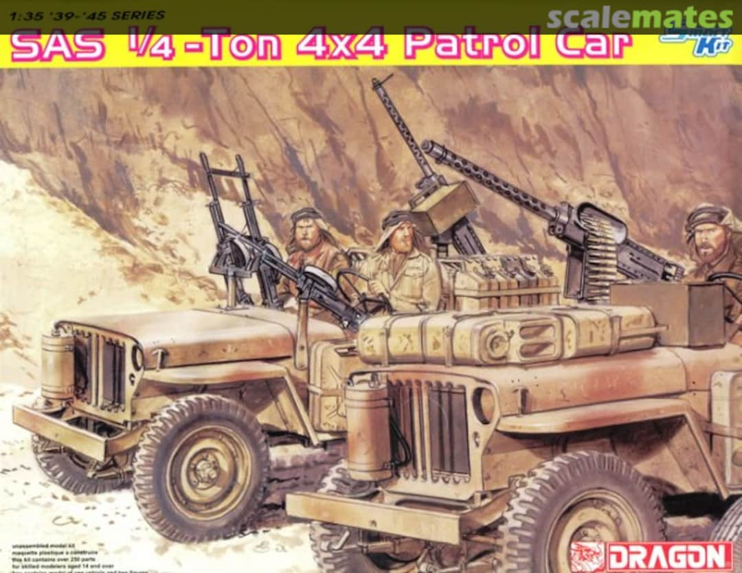 Boxart SAS 1/4-Ton 4x4 Patrol Car 6745 Dragon