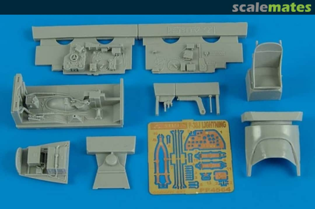 Boxart P-38J Lightning Cockpit Set 4564 Aires