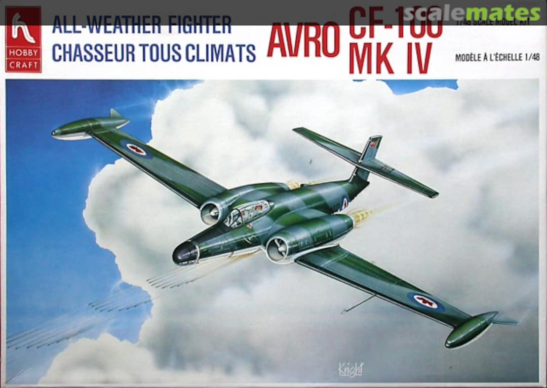 Boxart Avro CF-100 MK IV HC1650 Hobbycraft