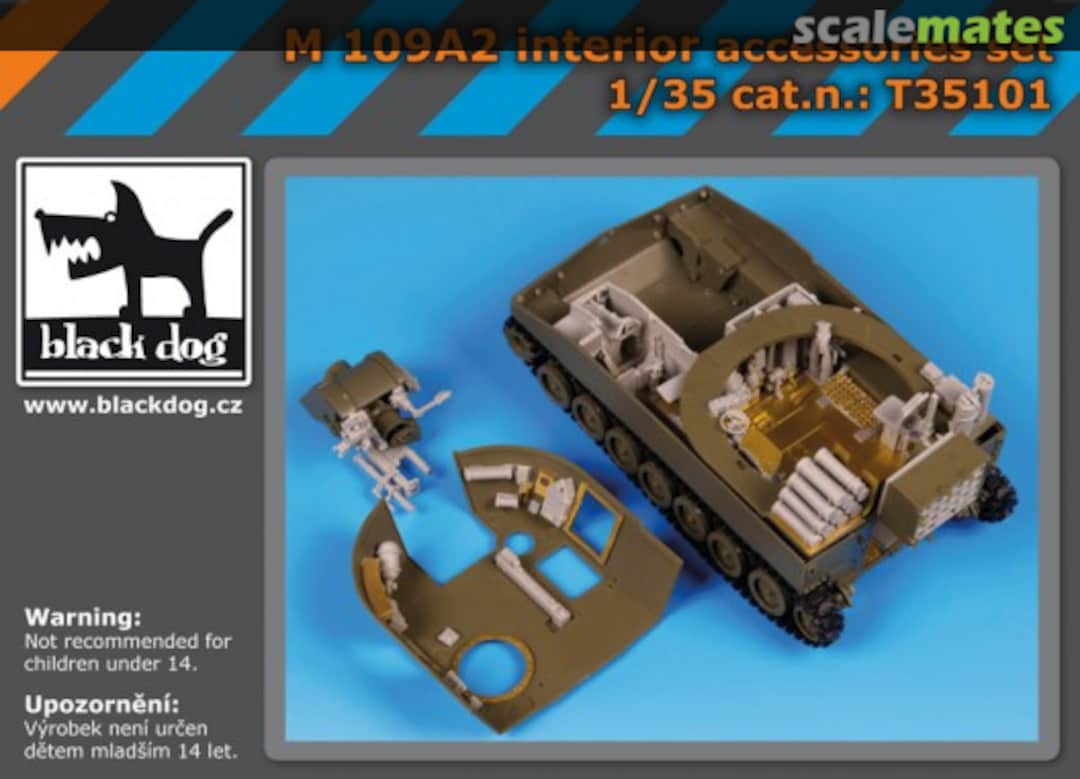 Boxart M109 A2 interior accessories set T35101 Black Dog