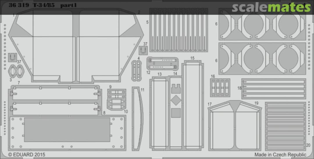 Boxart T-34/85 36319 Eduard