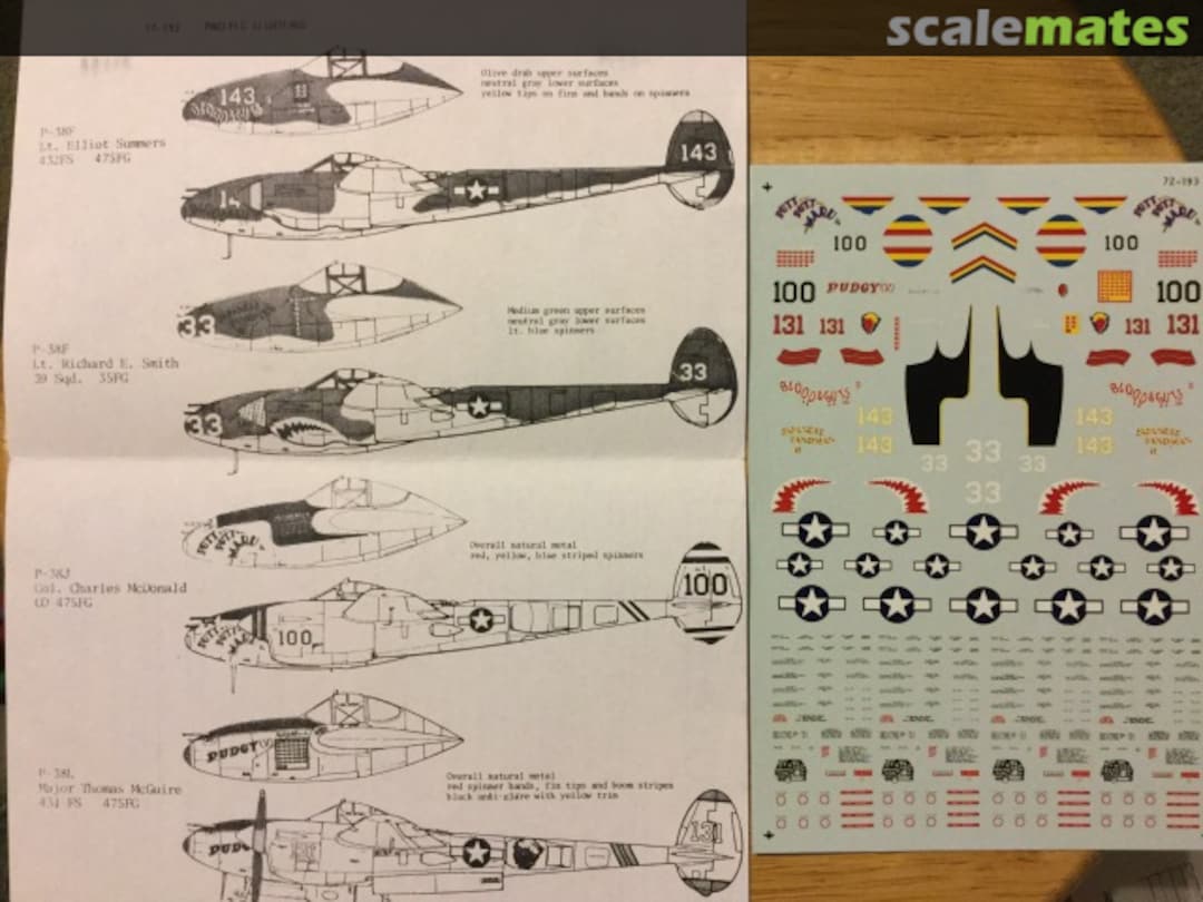 Boxart Pacific Lightnings 72-193 Microscale