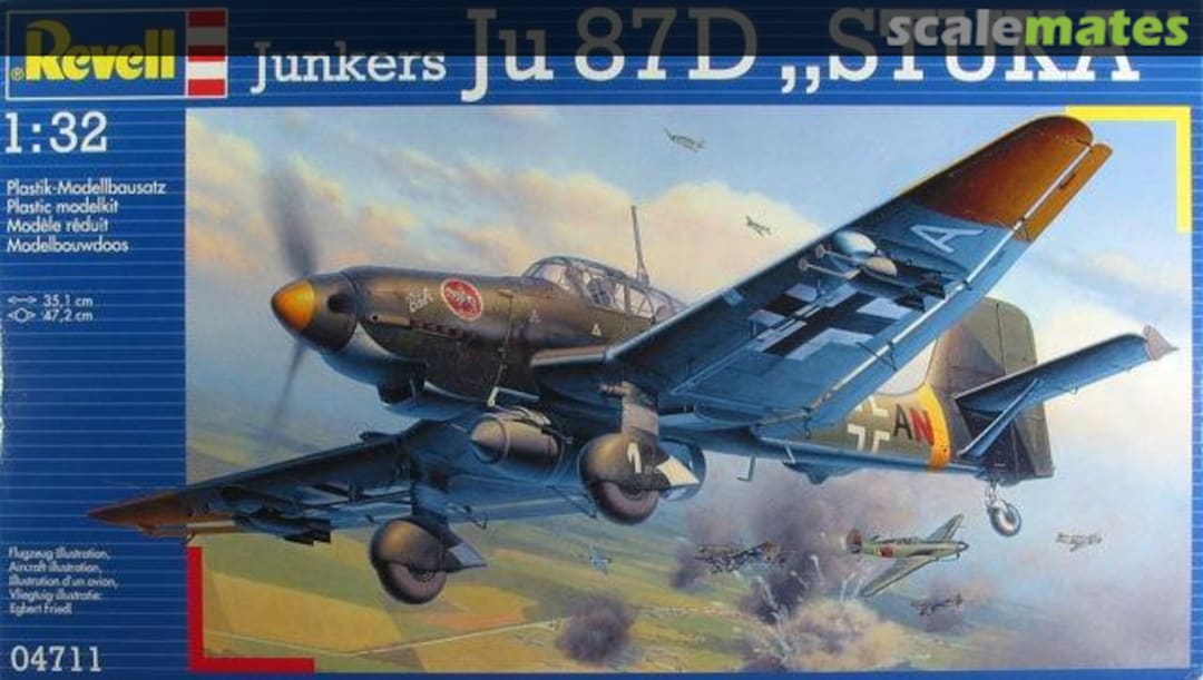 Boxart Junkers Ju 87D "Stuka" 04711 Revell