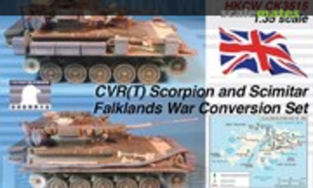 1:35 CVR(T) Scorpion and Scimitar Falklands War Conversion Set (HK Creation Workshop CK3515)