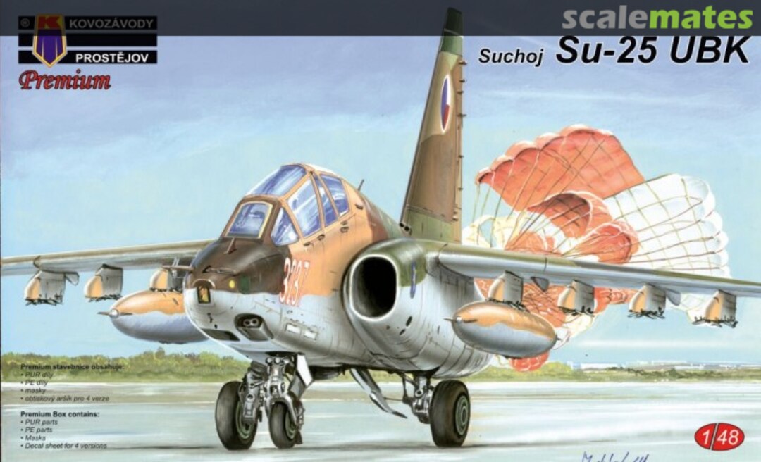 Boxart Su-25 UBK KPM4802 Kovozávody Prostějov